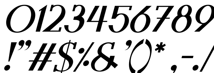 Style Queens Italic Font OTHER CHARS