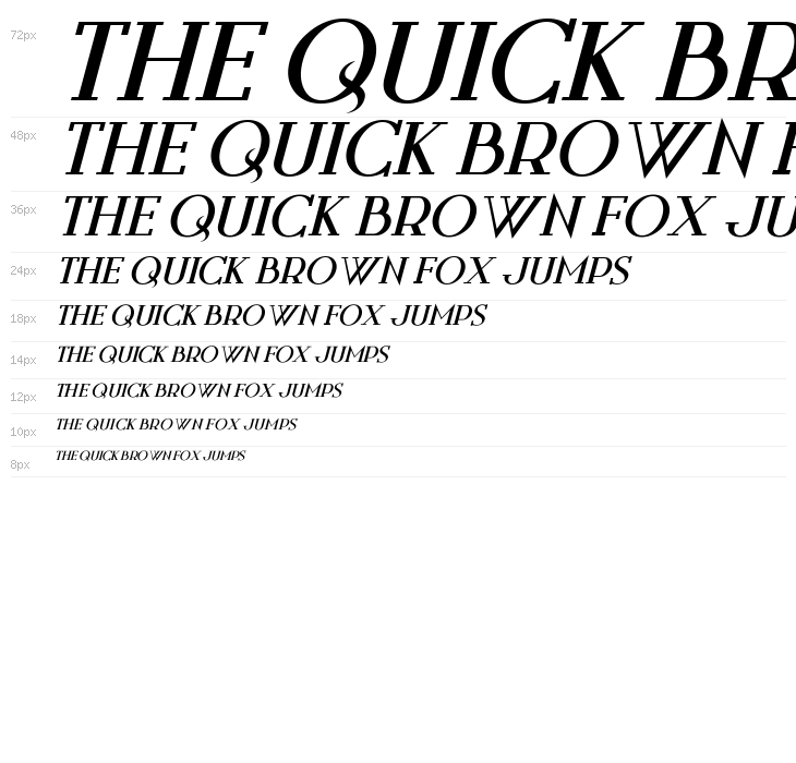 Style Queens Italic Waterfall