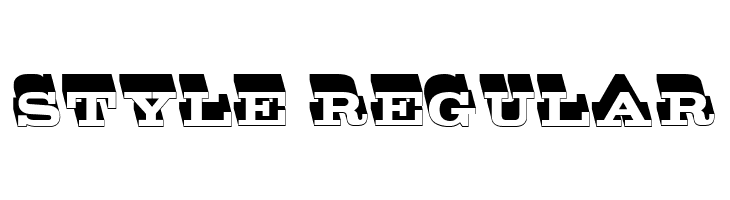 Style Regular  Descarca Fonturi Gratis