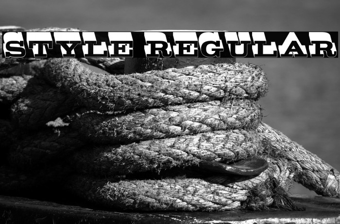 Style Regular Example 1