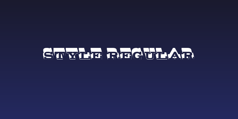 Style Regular Social Header