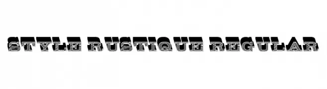 Style Rustique Regular  Скачать бесплатные шрифты