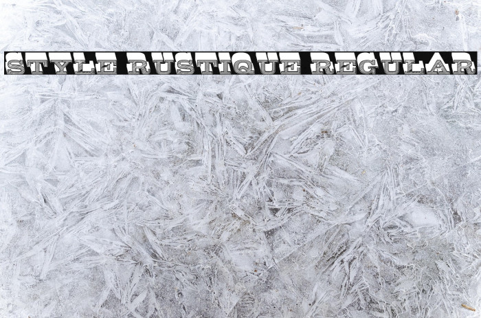 Style Rustique Regular Example 2