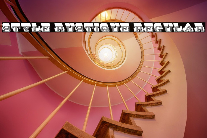 Style Rustique Regular Example 3