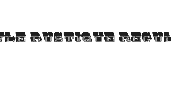 Style Rustique Regular Logo
