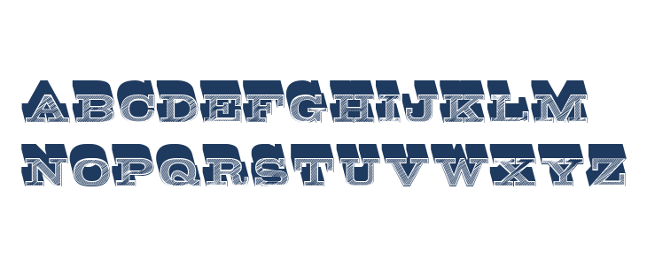 Style Rustique Regular Lowercase