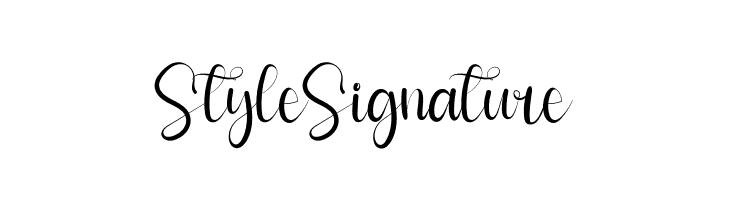 Style Signature Font - FFonts.net