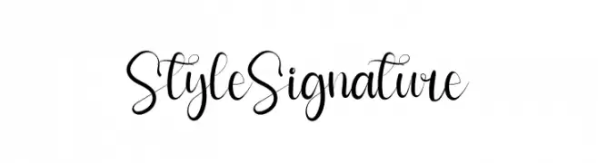 Style Signature  Frei Schriftart Herunterladen