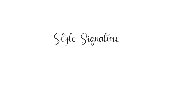 Style Signature Logo