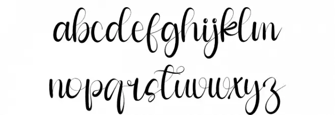 Style Signature फ़ॉन्ट लोअरकेस