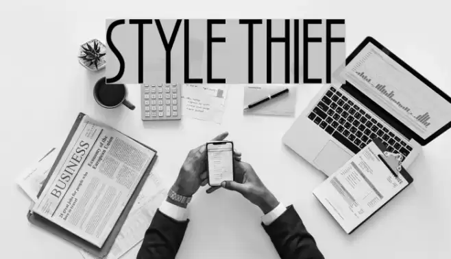 Style Thief Font examples