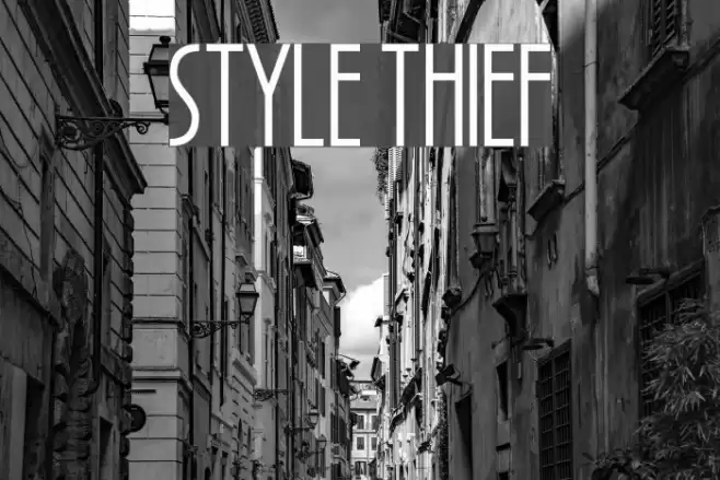 Style Thief Font examples