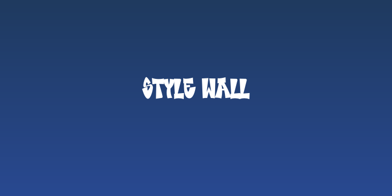 Style Wall Social Header