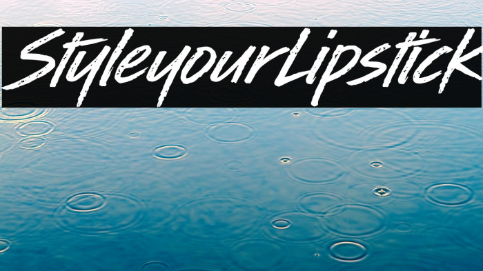 Style your Lipstick Example 3