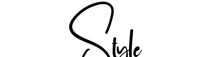 Style  font caratteri gratis