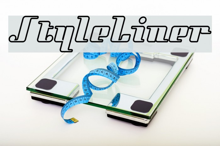 StyleLiner Font examples