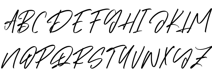 Stylebook Font UPPERCASE
