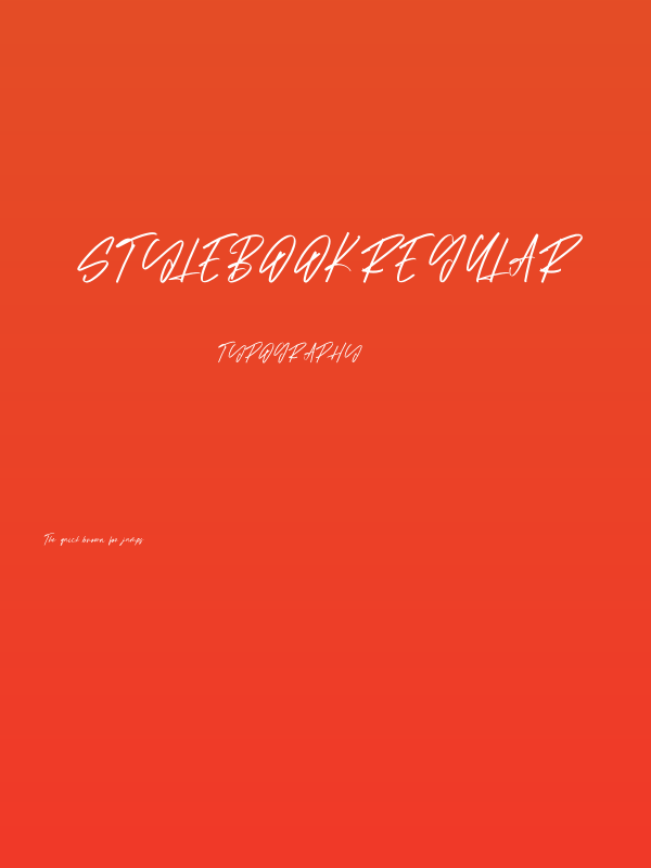 StylebookRegular Poster