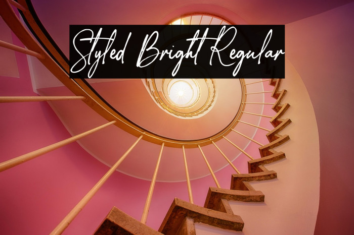 Styled Bright Regular Example 3