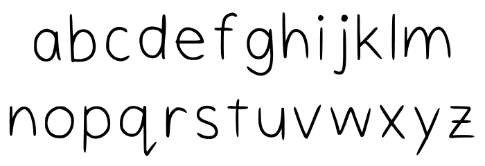 Styles Regular Font LOWERCASE
