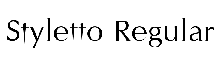 Styletto Regular Font - FFonts.net