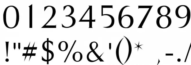 Styletto Regular Font OTHER CHARS