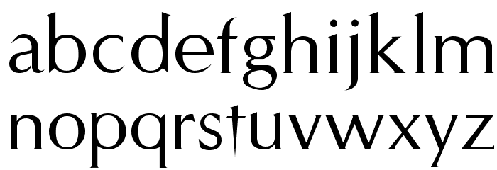 Styletto Regular Font LOWERCASE