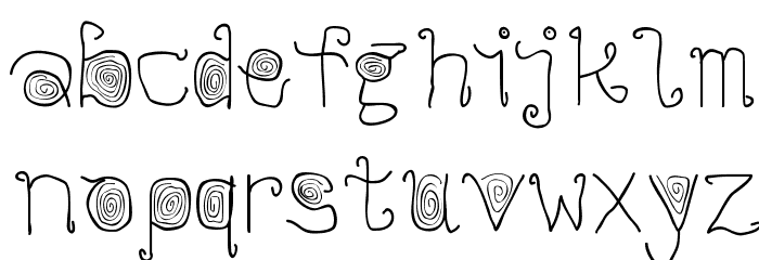 Stylez Font LOWERCASE