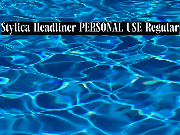 Stylica Headliner PERSONAL USE Regular Example 2