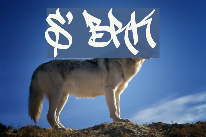 Stylin' BRK Font examples