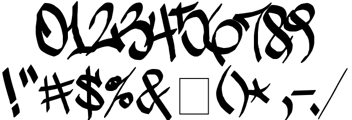 Stylin'BRK Font OTHER CHARS