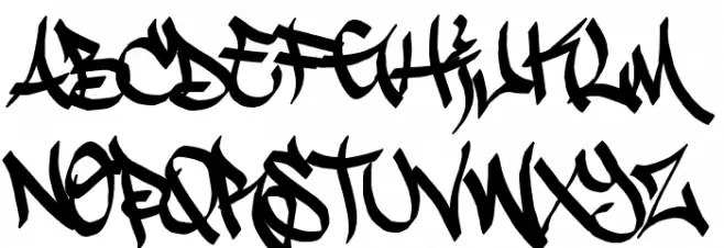 Stylin'BRK Schriftart Groß