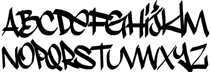 Stylin'BRK Font LOWERCASE