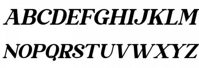 Stylish California Italic 字体 大写