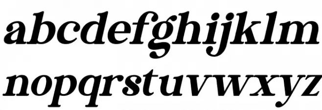 Stylish California Italic फ़ॉन्ट लोअरकेस