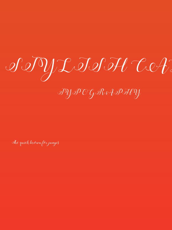 Stylish Calligraphy Demo Poster