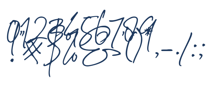 Stylish Classy Font Other Characters