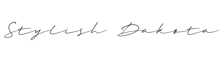 Stylish Dakota Font