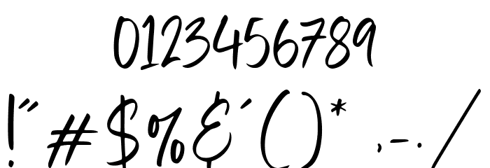 Stylish Garden Font OTHER CHARS