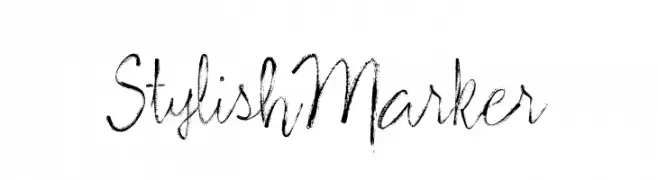 Stylish Marker  Frei Schriftart Herunterladen