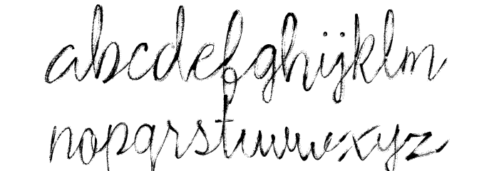 Stylish Marker Font LOWERCASE
