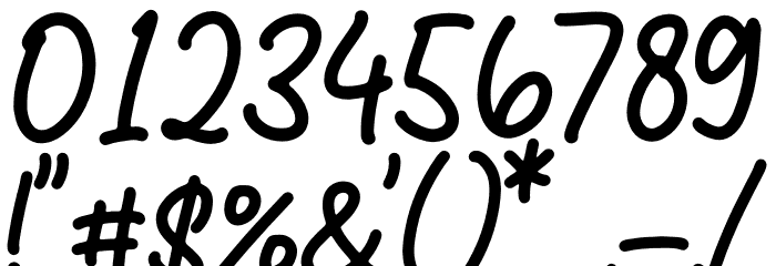Stylish Quotes Font OTHER CHARS