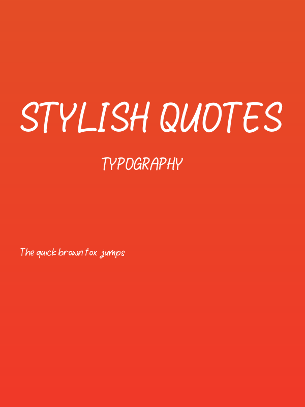Stylish Quotes Poster