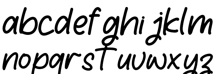 Stylish Quotes Font LOWERCASE