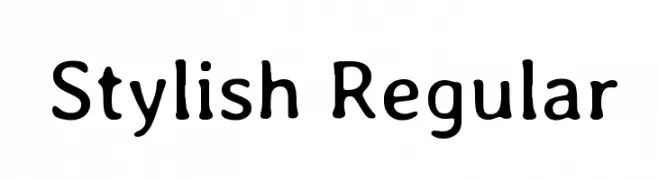Stylish Regular  Fuentes Gratis Descargar