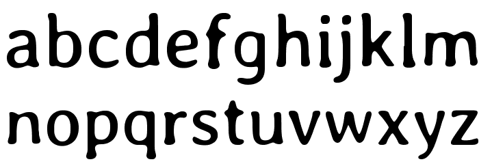 Stylish Regular Font LOWERCASE
