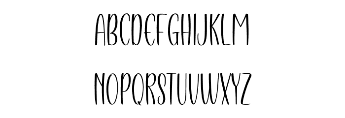 Stylish Schriftart Groß