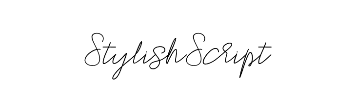 StylishScript  Frei Schriftart Herunterladen