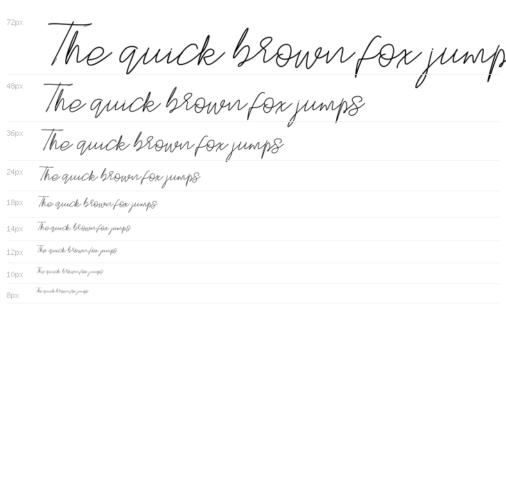 StylishScript Waterfall