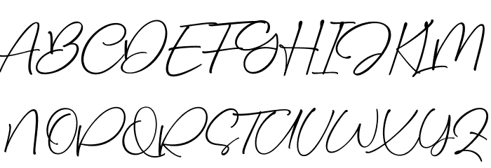 Stylissa Regular Font UPPERCASE